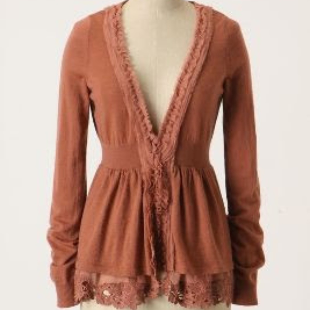 Knitted & Knotted Cardigan from Anthro Size M